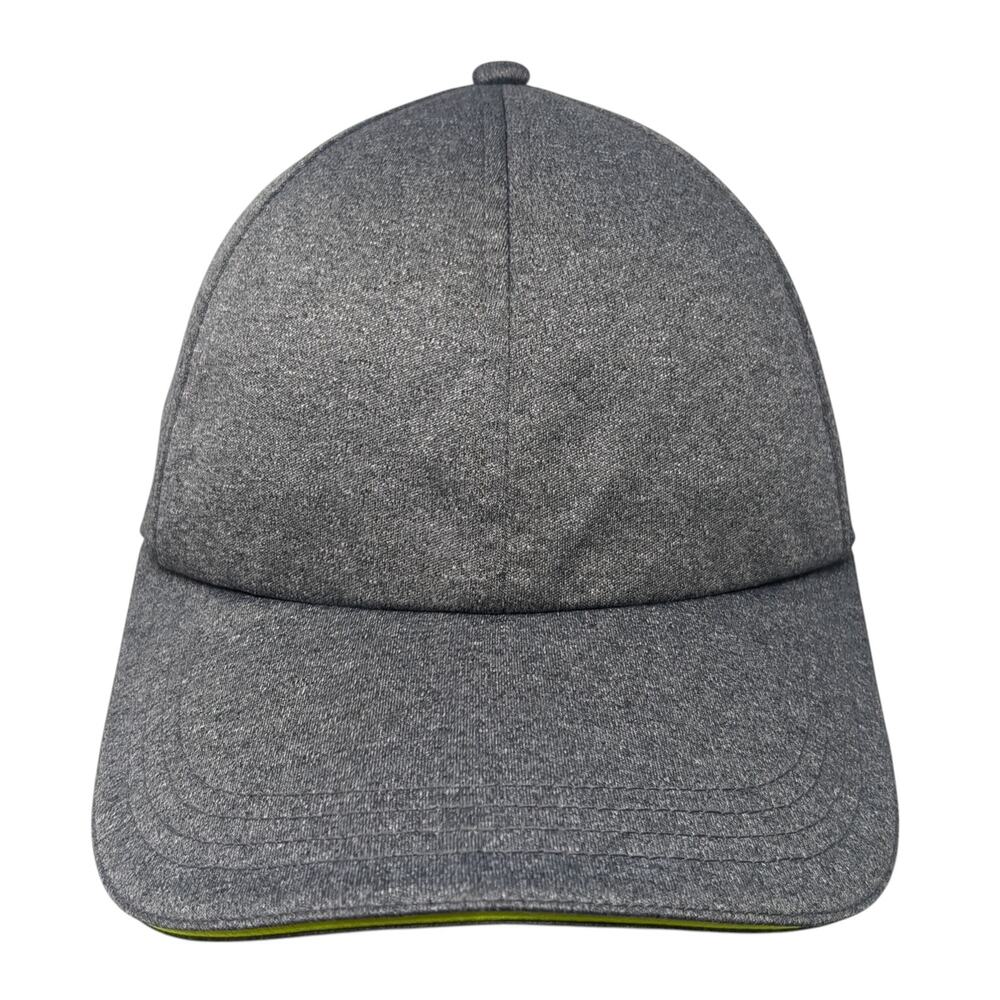 Slazenger Strapback Baseball Cap Gray One Size Lightweight 6 Panel Blank